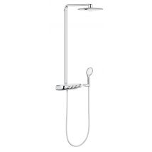 Colonne De Douche Avec Mitigeur Thermostatique Blanc Rainshower Smartcontrol 360 Duo - 26250ls0 Grohe - Bricoman