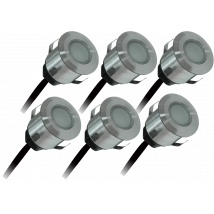 Spots Led Encastrables Gris Lot De 6 - Arlux