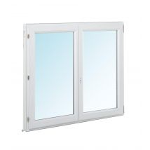 Fenêtre Pvc H.115 X L.100 Cm 2 Vantaux Blanc