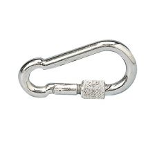 Mousqueton A Vis Acier Zingué 120kg Diam.8 Mm Larg.80 Mm