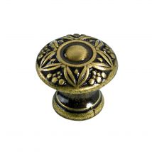 Bouton Laitonné Bruni À Motif Diam.24 Mm