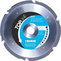 Lame Scie Circulaire Diamant Diam.165 Mm Al. 20mm Coupe Fibre Ciment - Composite - Plaque Platre - Dce165/20 Diam Industries