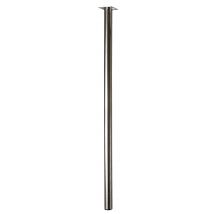 Pied De Meuble Rond En Acier H.80 Cm Diam.3 Cm Gris - Hettich