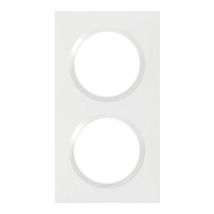 Plaque 2 Postes Blanche Dooxie - Legrand - Bricoman