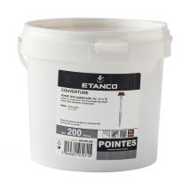 200 Pointes Pour Plaque Bitume Brun