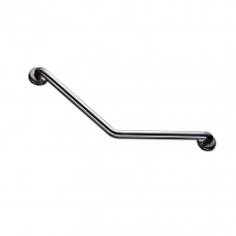 Barre D’appui Coudée 135° 40 X 40 Cm 2 Points Fixations Acier Inoxydable Poli - 01263-ls Akw - Bricoman