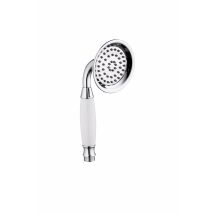 Douchette Retro Chromée Et Blanche 1 Jet Cambridge
