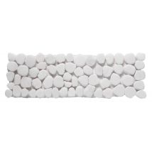 Frise Carrelage Murale Blanc L.10 X L.30 Cm