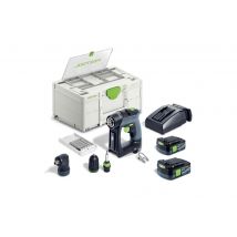 Perceuse Visseuse Sans Fil 12v Cxs 12 2,5 Set + 2 Batteries 2,5 Ah - Festool