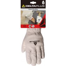 Gants De Protection Manutention En Cuir T.8 Confort - Delta Plus - Bricoman