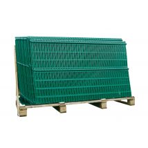 Panneau Grillage Rigide Vert H.173 X L.250 Cm Diam.4x5 Mm