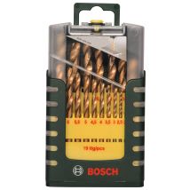 Coffret De 19 Forets Hss Tin Métal Acier Diam.1 À10 Mm - 2607017152 Bosch - Bricoman