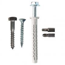 Kit De Fixation Pour La Fixation De 25 Équerres De Bardage Sur Tous Types De Murs