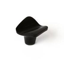 Bouton Vague Zamak Noir 32x32mm - Tecnomat