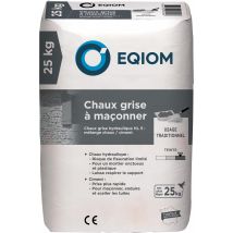 Chaux Hydraulique Hl 5 Gris 25 Kg - Eqiom