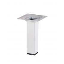 Pied De Meuble Carré En Acier H.15 Cm Blanc - Hettich - Bricoman