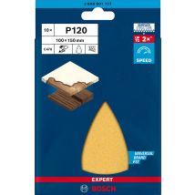 Papier Abrasif Pour Ponceuse Delta 100x150 Mm Lot De 10 - Bosch - C470 - Bricoman