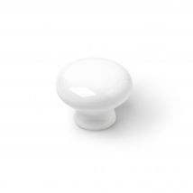Bouton Porcelaine D35 Mm Blanc