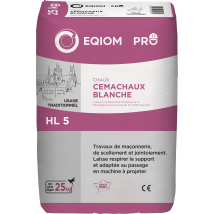 Chaux Hydraulique Nhl 3.5 Blanc 25 Kg - Eqiom