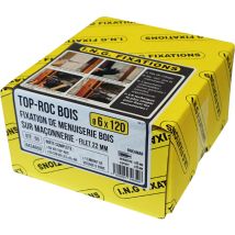 Vis Top Roc Pour Bois 6 X 120 Mm X 50 - Ing Fixations