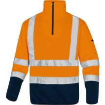 Pull De Travail Polaire Haute Visibilité Orange T.s - Delta Plus