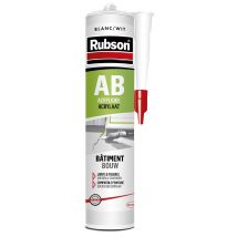 Mastic Acrylique Bâtiment Blanc 300 Ml - Rubson