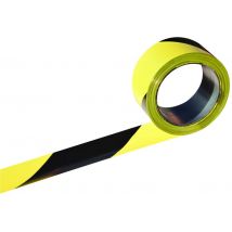 Ruban Noir/jaune L.100 M X L.50 Mm Rubaplast - Taliaplast - Bricoman