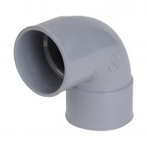Coude Simple Évacuation Pvc Angle 87°30 Femelle / Femelle Diam.40mm Nicoll - Bricoman