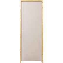 Bloc-porte Acoustique Isoplan Prépeint Larg.73 Cm Poussant Droit Pleine Huiss.72 Mm