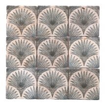 Mosaique 30 X 30 Cm Travertin Palmes Vert