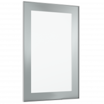 Porte Vitrée Sur Hotte 59,7 X 38,1 Cm Aluminium/verre Satiné