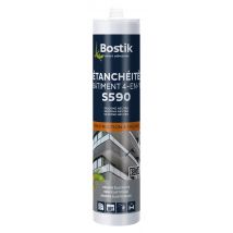 Silicone Neutre Étanchéité Bâtiment 4 En 1 Blanc 300ml S590 - Bostik - Bricoman