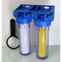 Porte Filtre Double Avec Clé + Équerre + Cartouches Fil34 Duoc Polar