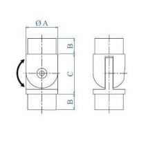 Angle Articulé Pour Main Courante Inox 316