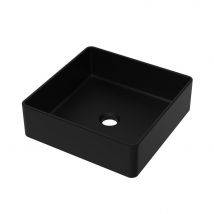 Vasque À Poser Carrée Delta Noir