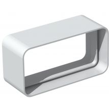 Manchon Droit Pvc Rectangulaire 40 X 220 Mm Diam.80 Mm - S&p - Bricoman