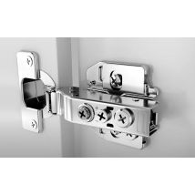 Lot De 2 Charnières Amorties Réglables Angle 110 Degrés - Pivot Star - Tecnomat