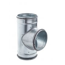 Té Équerre À Joint Diam 125/125 Mm - S&p - Bricoman