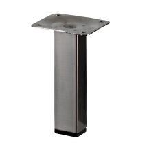 Pied De Meuble Carré Aspect Inox H.10 Cm 2,5 X 2,5 Cm - Hettich