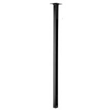 Pied De Meuble Carré En Acier H.70 Cm Noir - Hettich
