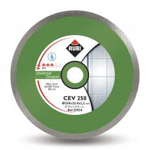 Disque Cev 250 Pro À Eau Pour Céramique - Rubi 25934