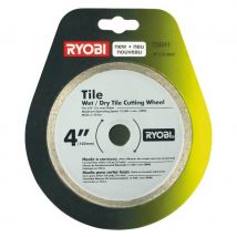 Disque À Tronçonner Céramique Diamant Diam.102 Mm - Sice À Carrelage 6 Lts180m Tsba1 5132002473 Ryobi - Bricoman