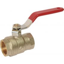 Vanne À Sphère V490 Passage Intégral Poignée Plate Femelle / Femelle 15 X 21 (1/2")