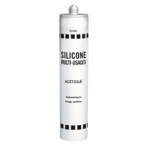 Silicone Sanitaire Acétique Blanc 300 Ml
