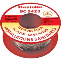 Fil Plein Étain Et Cuivre Diam.2mm 100g Bc5423 - Castolin