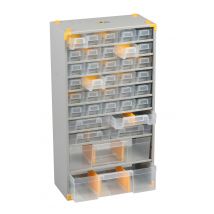 Casier À Tiroirs En Acier 15 T+4 Bacs - Allit