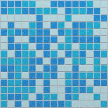 Mosaïque Piscine L.32,70 X L.32,70 Cm - Pool Mix Bleu