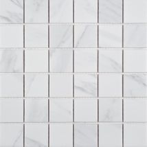 Mosaïque Blanc L.30 X L.30 Cm Ceram Carrara