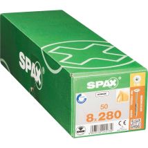 Vis Bois Diam. 8 X 280 Mm Boîte De 50 Pièces - Spax - Bricoman