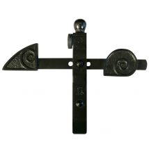 Arrêt De Portail À Sceller À Bascule Réglable Acier Noir - Bricoman